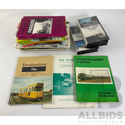 Collection of Vintage Booklets Relating to Australian Trams and Railways