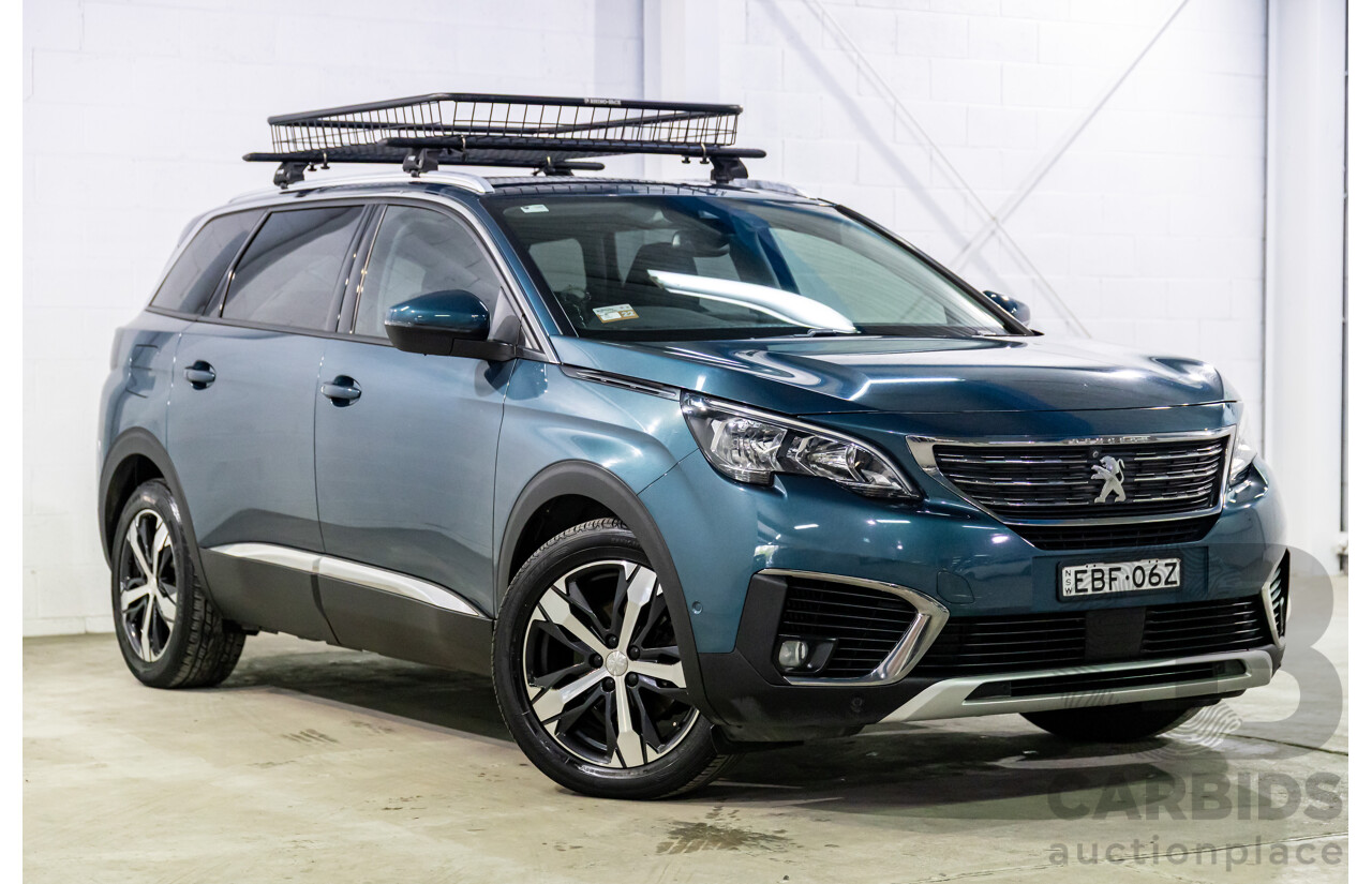 06/2018 Peugeot 5008 Allure (FWD) P87 MY18.5 4d Wagon Emerald Green Metallic Turbo 1.6L