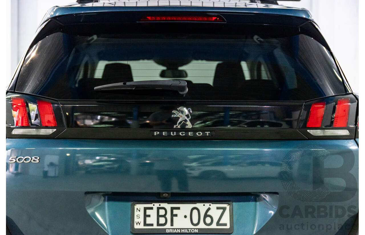 06/2018 Peugeot 5008 Allure (FWD) P87 MY18.5 4d Wagon Emerald Green Metallic Turbo 1.6L