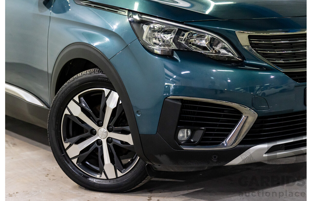 06/2018 Peugeot 5008 Allure (FWD) P87 MY18.5 4d Wagon Emerald Green Metallic Turbo 1.6L