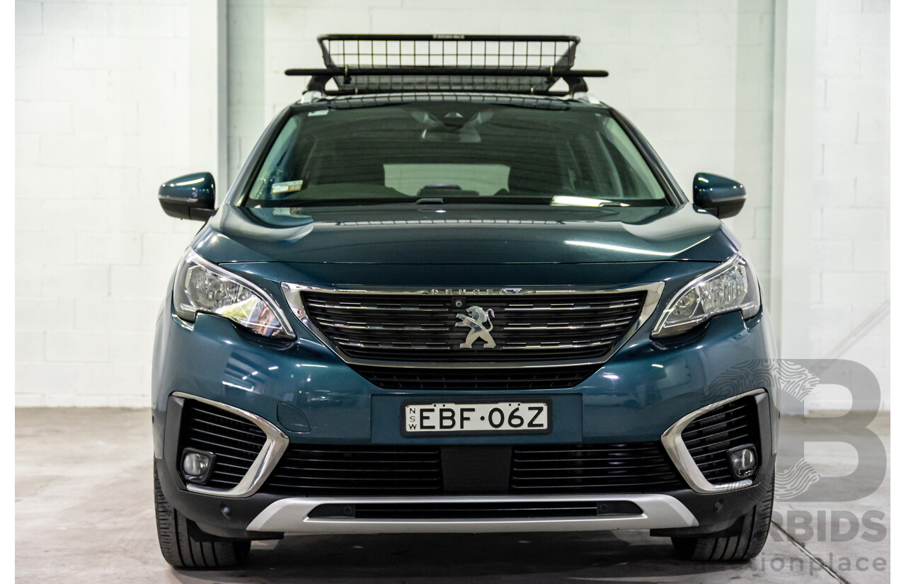 06/2018 Peugeot 5008 Allure (FWD) P87 MY18.5 4d Wagon Emerald Green Metallic Turbo 1.6L