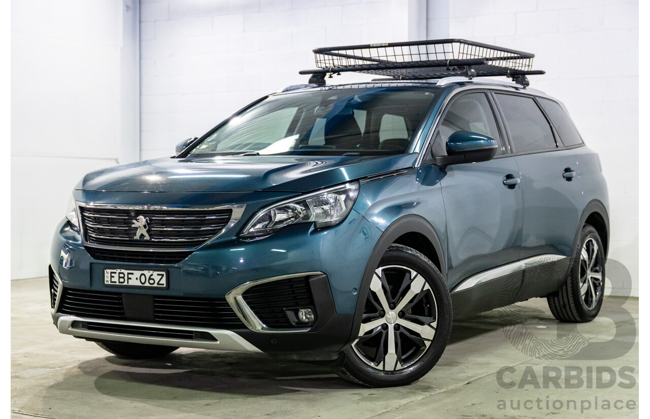 06/2018 Peugeot 5008 Allure (FWD) P87 MY18.5 4d Wagon Emerald Green Metallic Turbo 1.6L