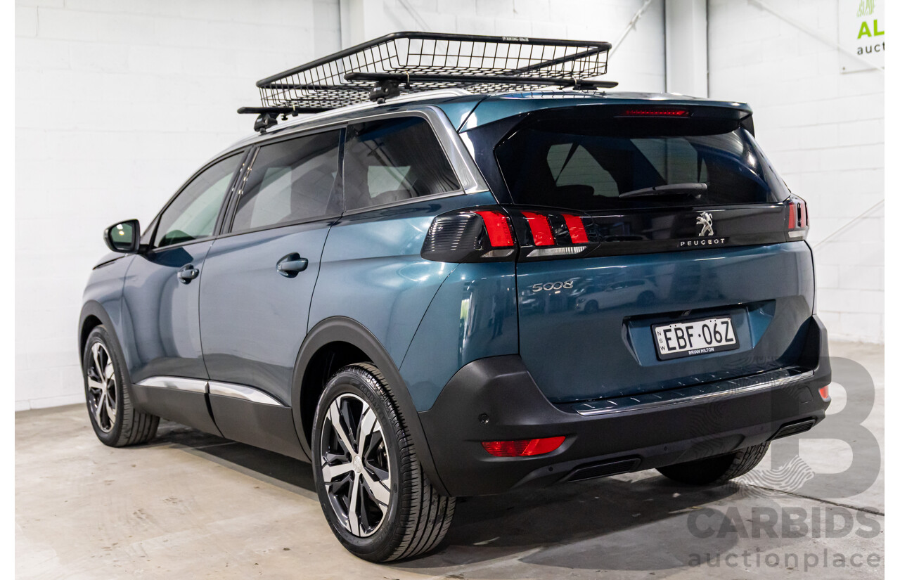 06/2018 Peugeot 5008 Allure (FWD) P87 MY18.5 4d Wagon Emerald Green Metallic Turbo 1.6L
