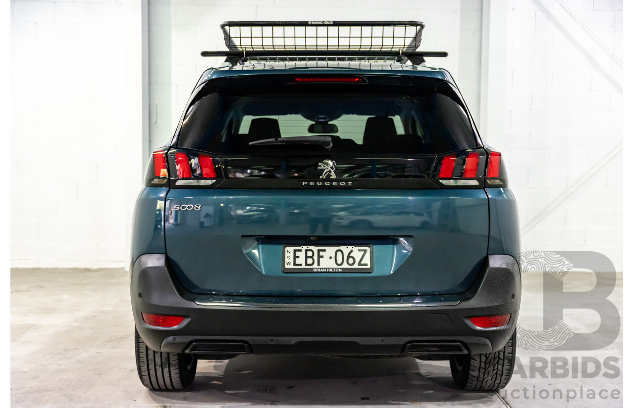 06/2018 Peugeot 5008 Allure (FWD) P87 MY18.5 4d Wagon Emerald Green Metallic Turbo 1.6L