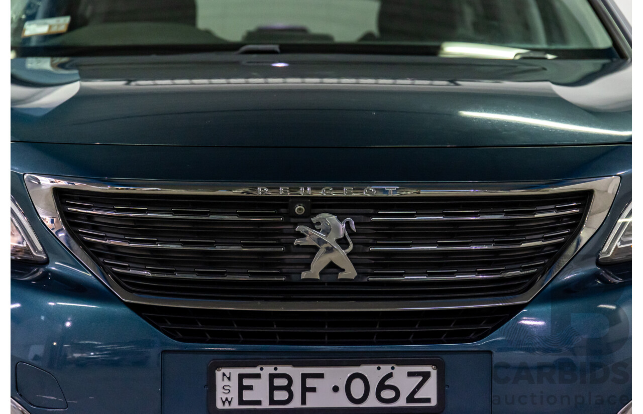 06/2018 Peugeot 5008 Allure (FWD) P87 MY18.5 4d Wagon Emerald Green Metallic Turbo 1.6L