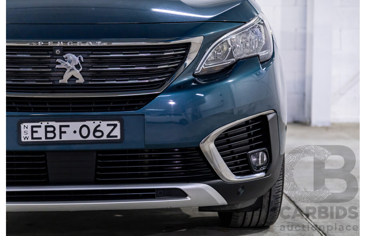 06/2018 Peugeot 5008 Allure (FWD) P87 MY18.5 4d Wagon Emerald Green Metallic Turbo 1.6L