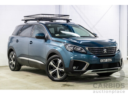 06/2018 Peugeot 5008 Allure (FWD) P87 MY18.5 4d Wagon Emerald Green Metallic Turbo 1.6L