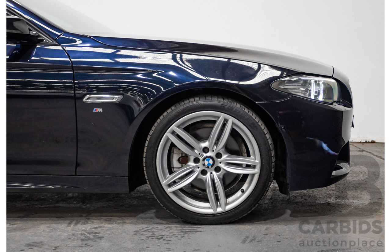 11/2015 BMW 520d M-sport F10 MY15 4D Sedan Carbon Black Turbo Diesel 2.0L
