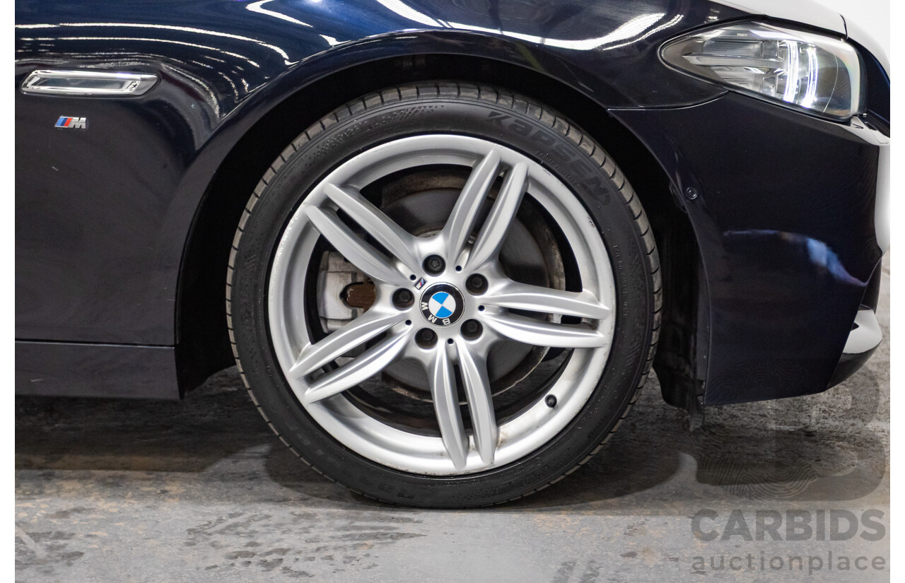 11/2015 BMW 520d M-sport F10 MY15 4D Sedan Carbon Black Turbo Diesel 2.0L