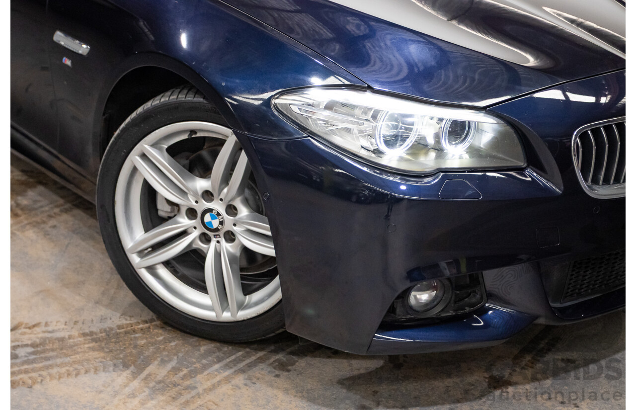 11/2015 BMW 520d M-sport F10 MY15 4D Sedan Carbon Black Turbo Diesel 2.0L