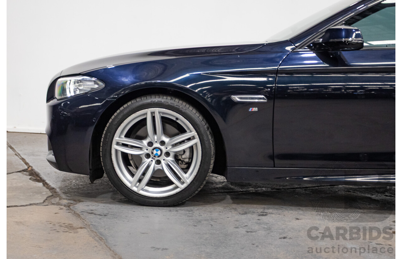11/2015 BMW 520d M-sport F10 MY15 4D Sedan Carbon Black Turbo Diesel 2.0L