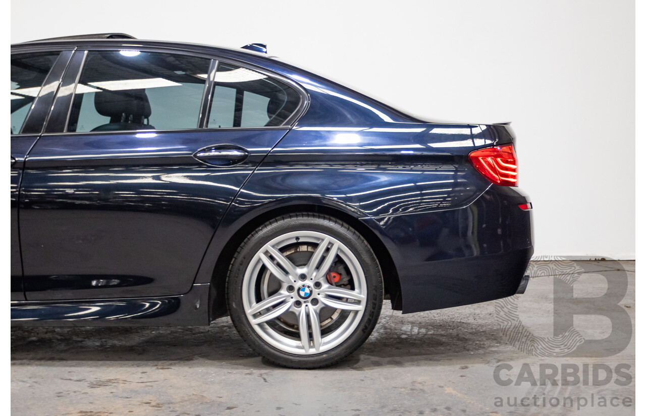 11/2015 BMW 520d M-sport F10 MY15 4D Sedan Carbon Black Turbo Diesel 2.0L