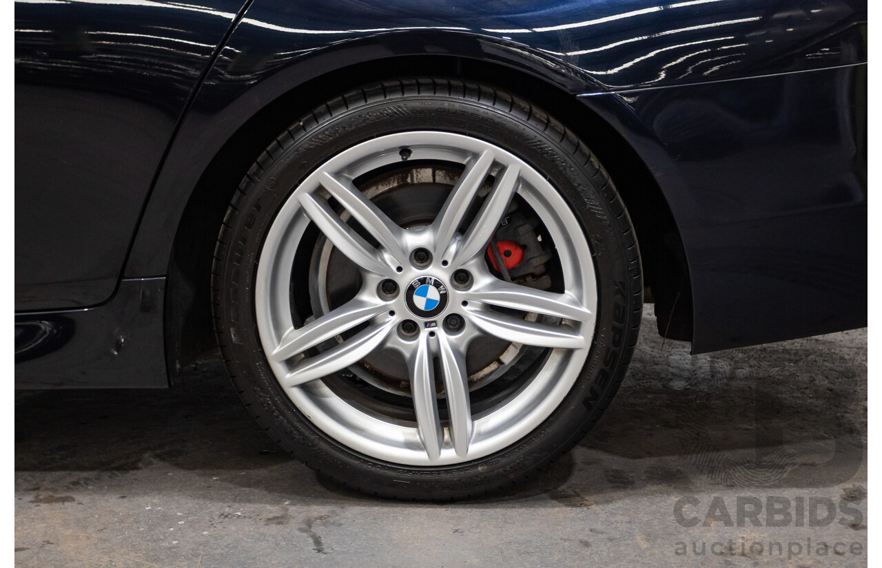 11/2015 BMW 520d M-sport F10 MY15 4D Sedan Carbon Black Turbo Diesel 2.0L
