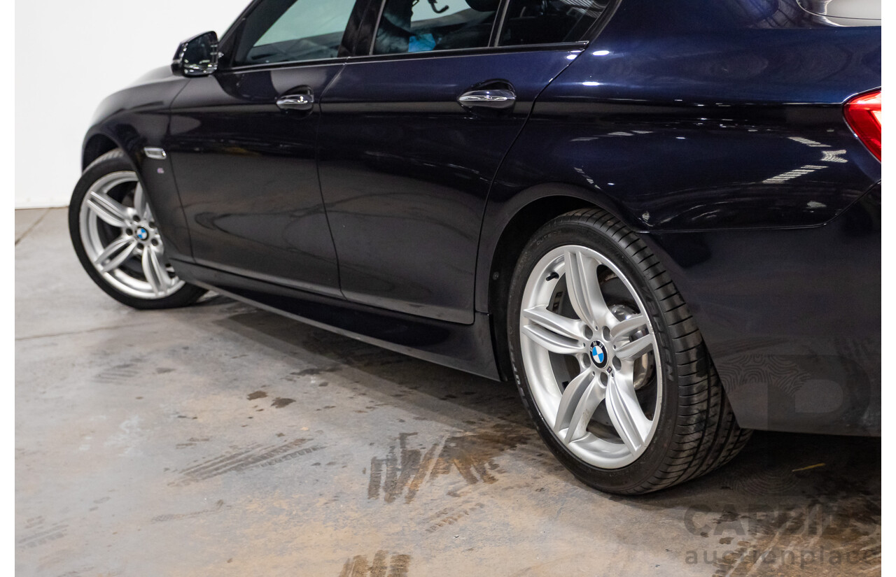 11/2015 BMW 520d M-sport F10 MY15 4D Sedan Carbon Black Turbo Diesel 2.0L