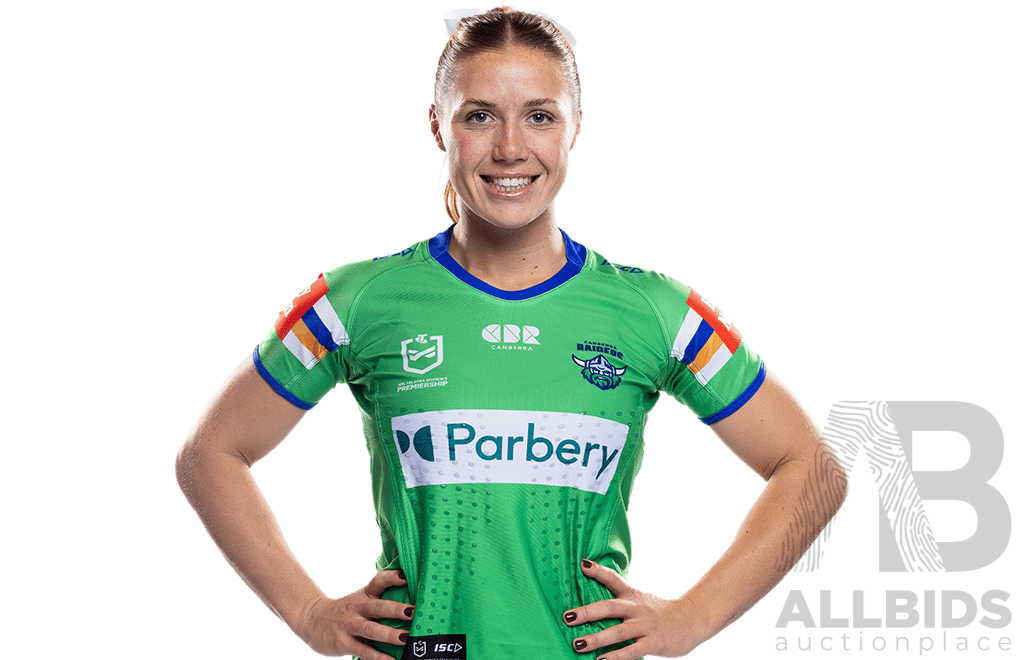 10. Sophie Holyman - Match Worn and Signed Canberra Raiders NRLW 2025 Indigenous Jersey - Proceeds towards Sisters in Spirit Aboriginal Corporation