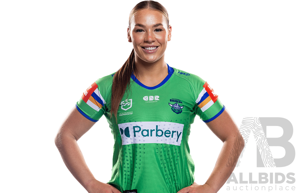 12. Hollie-Mae Dodd - Match Worn and Signed Canberra Raiders NRLW 2025 Indigenous Jersey - Proceeds towards Sisters in Spirit Aboriginal Corporation