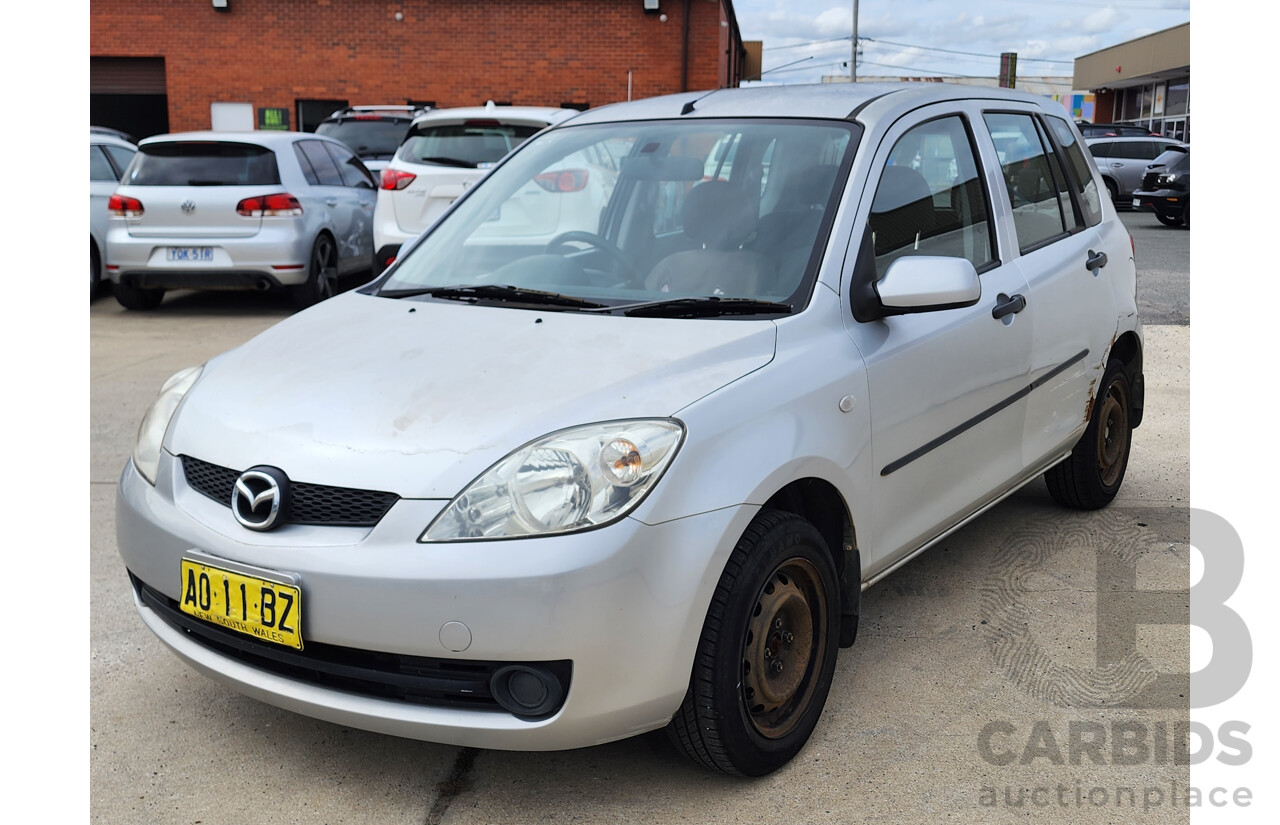 11/2006 Mazda Mazda2 NEO DY MY05 UPGRADE 5d Hatchback Silver 1.5L