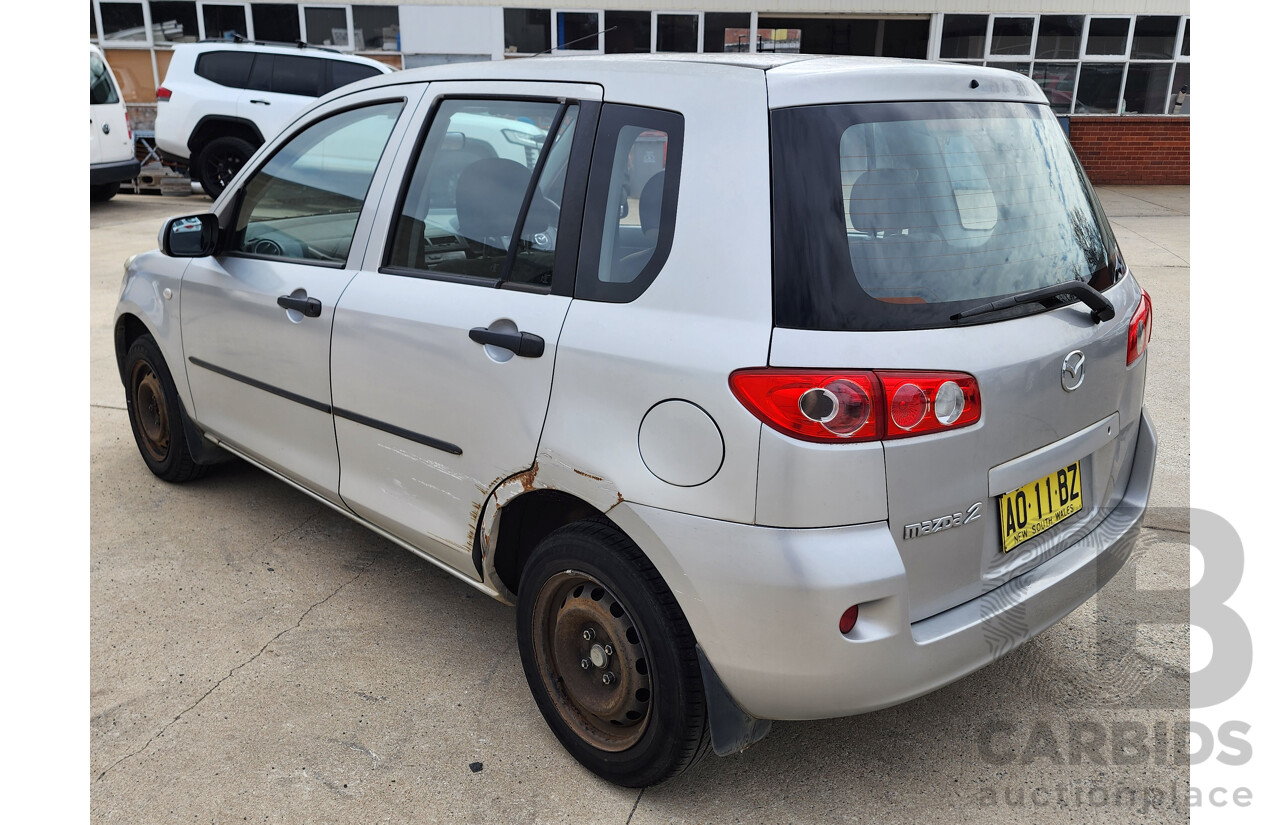 11/2006 Mazda Mazda2 NEO DY MY05 UPGRADE 5d Hatchback Silver 1.5L