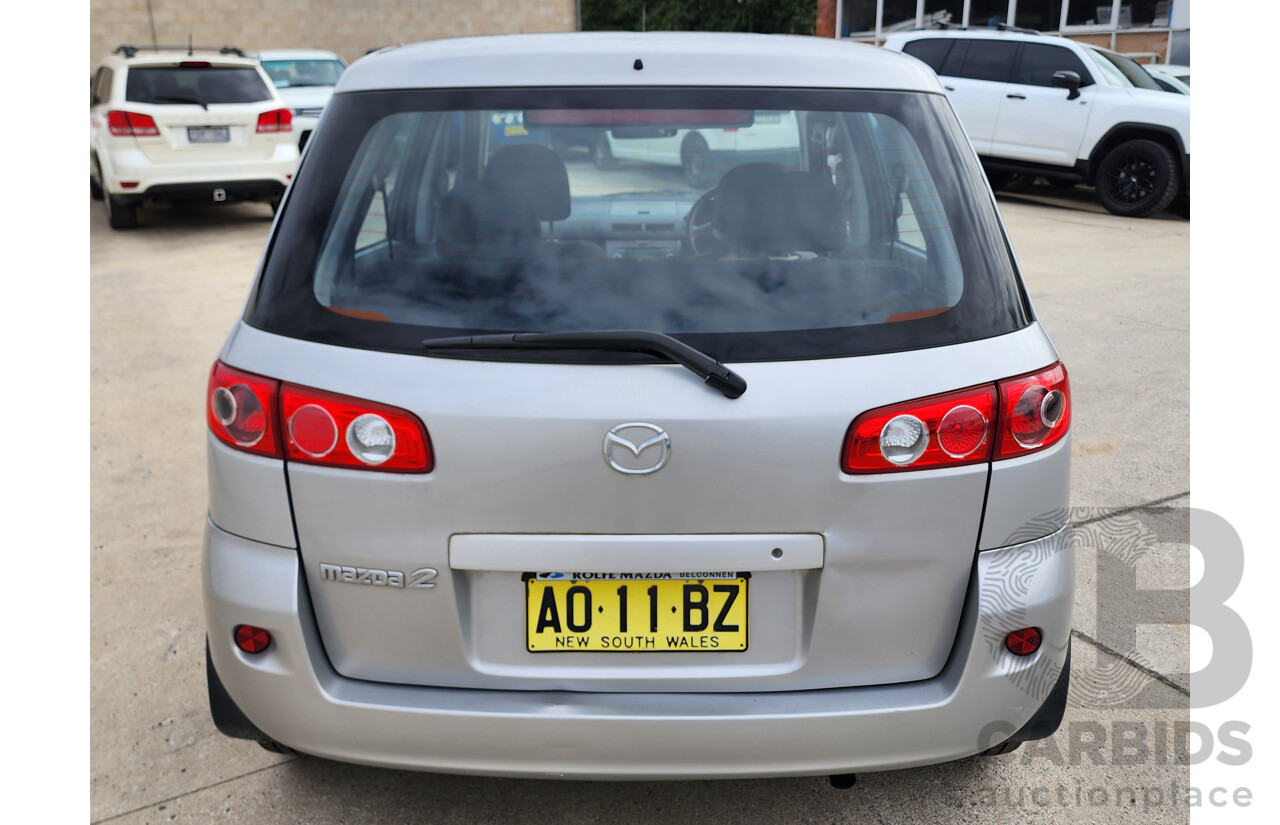 11/2006 Mazda Mazda2 NEO DY MY05 UPGRADE 5d Hatchback Silver 1.5L