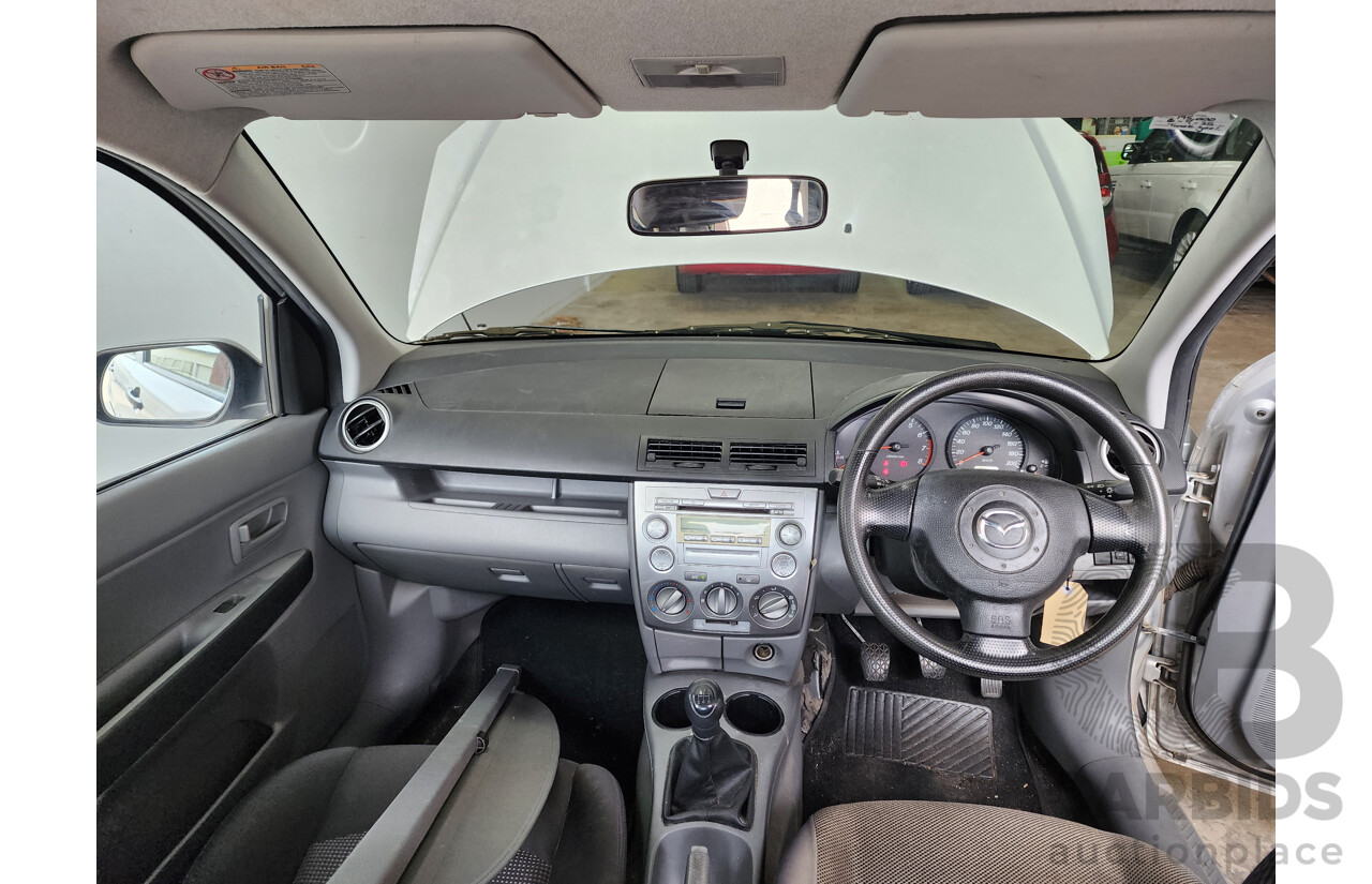 11/2006 Mazda Mazda2 NEO DY MY05 UPGRADE 5d Hatchback Silver 1.5L