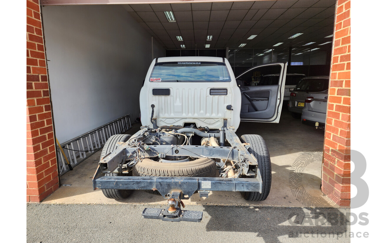 3/2014 Ford Ranger XL 2.2 Hi-Rider (4x2) PX C/Chas White 2.2L