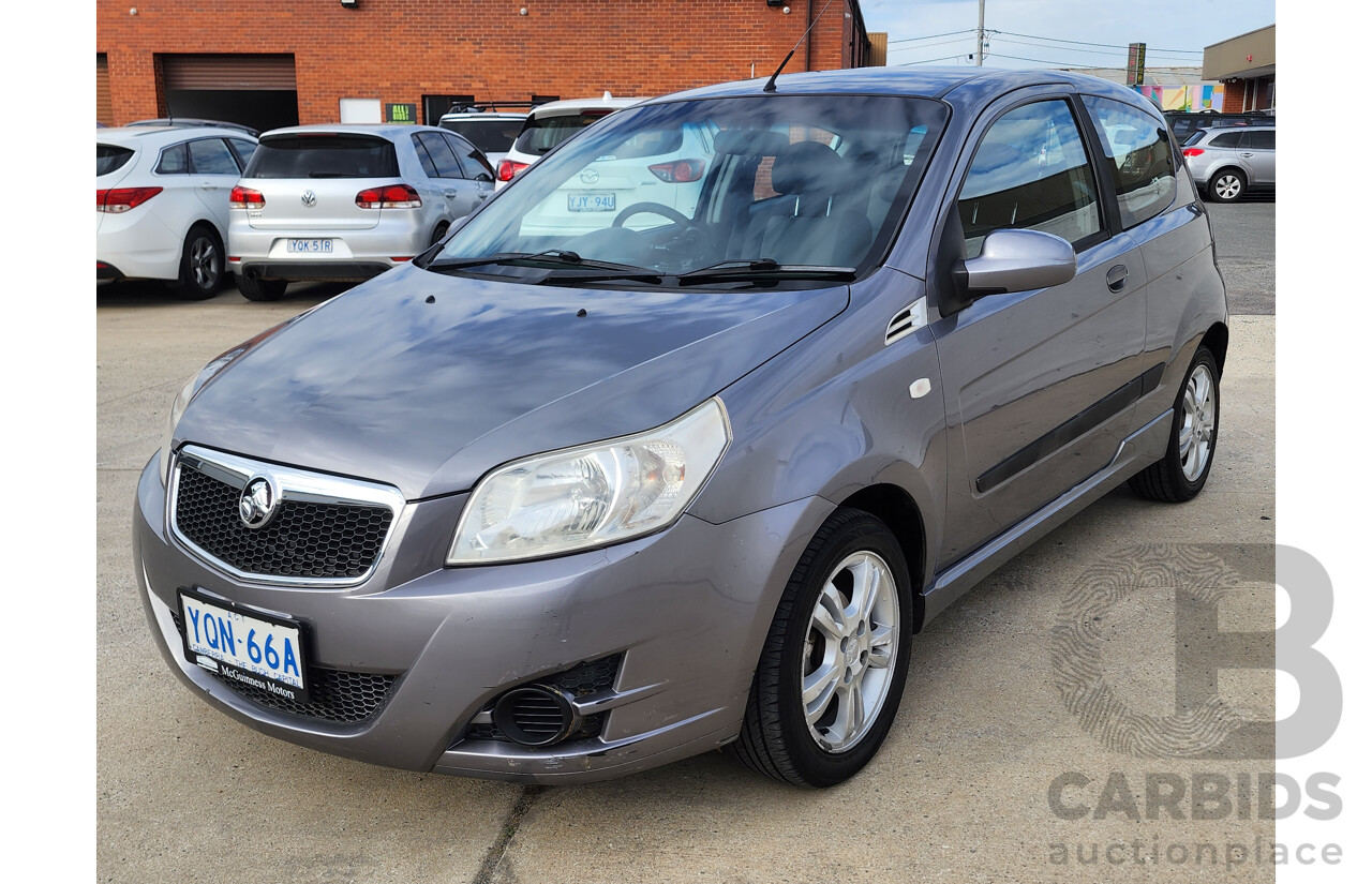 11/2008 Holden Barina  TK MY09 3d Hatchback Grey 1.6L