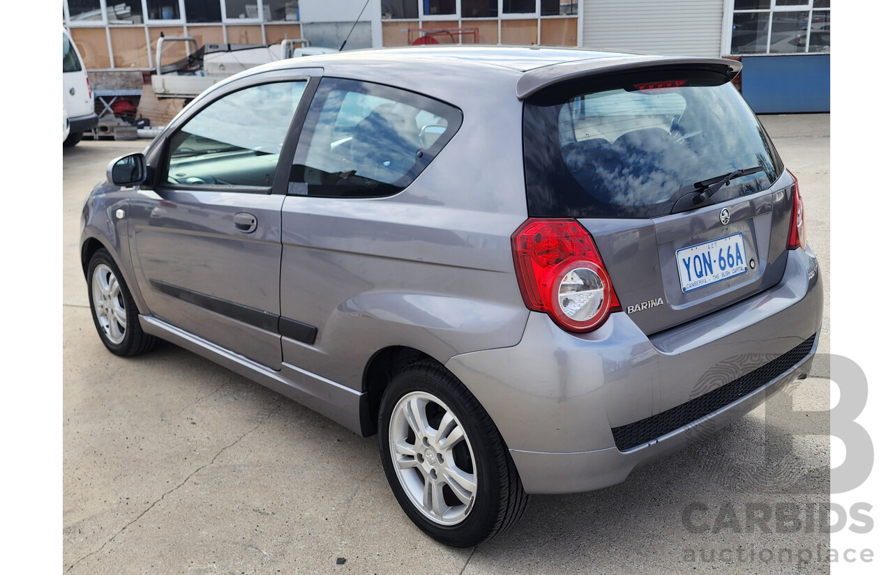 11/2008 Holden Barina  TK MY09 3d Hatchback Grey 1.6L