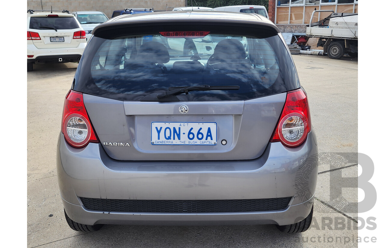 11/2008 Holden Barina  TK MY09 3d Hatchback Grey 1.6L