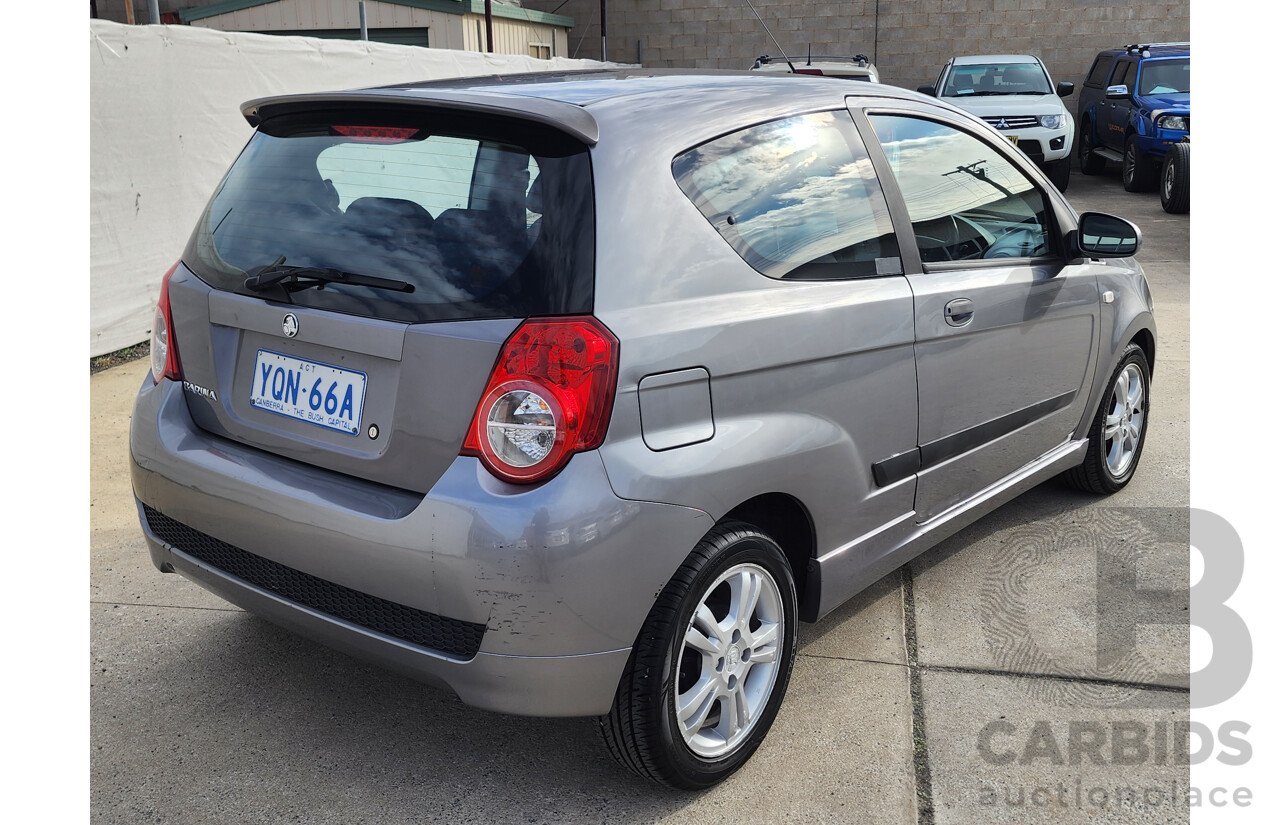 11/2008 Holden Barina  TK MY09 3d Hatchback Grey 1.6L