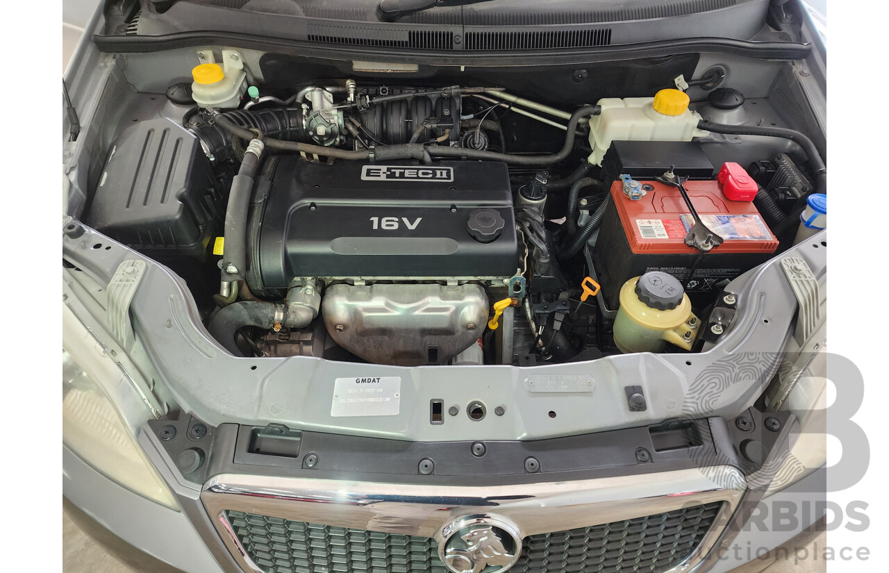 11/2008 Holden Barina  TK MY09 3d Hatchback Grey 1.6L
