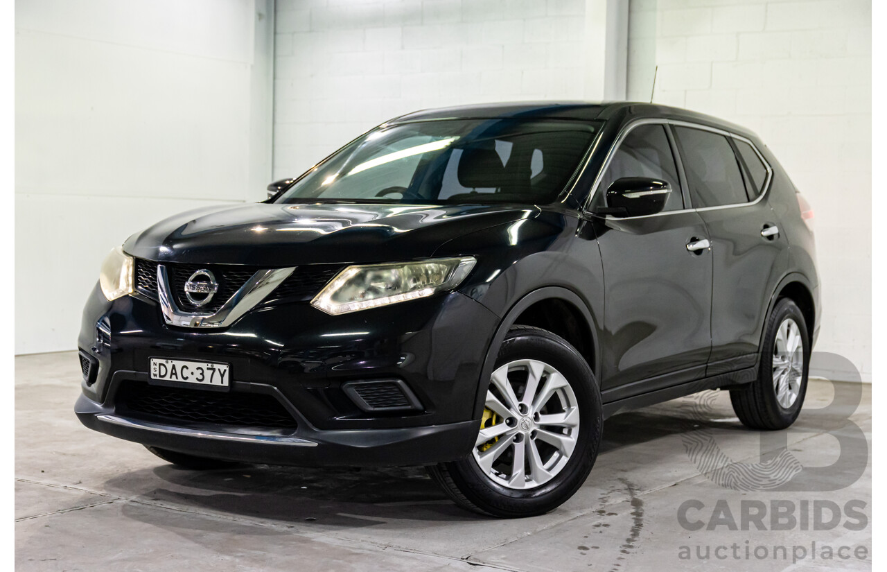 9/2015 Nissan X-Trail ST (4x4) T32 4d Wagon Diamond Black 2.5L