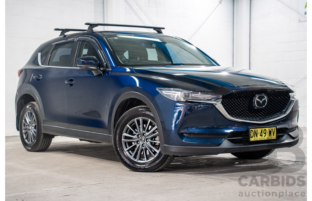 11/2019 Mazda CX-5 Touring (AWD) MY19 KF Series 2 4d Wagon Deep Crystal Blue Metallic Turbo Diesel 2.2L