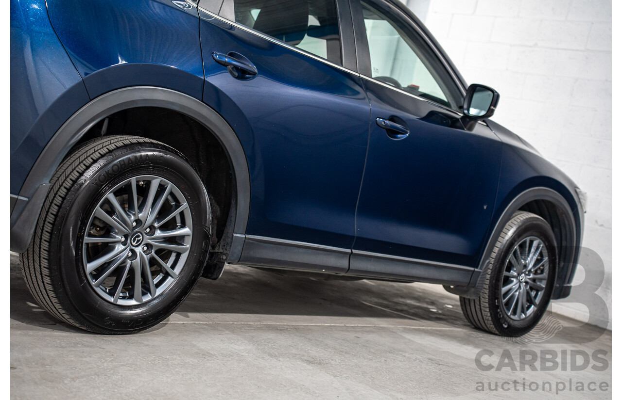 11/2019 Mazda CX-5 Touring (AWD) MY19 KF Series 2 4d Wagon Deep Crystal Blue Metallic Turbo Diesel 2.2L