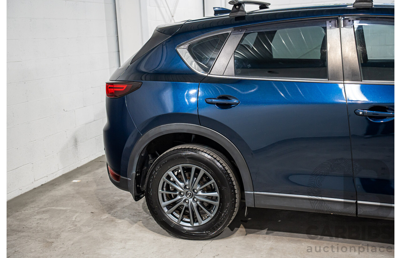 11/2019 Mazda CX-5 Touring (AWD) MY19 KF Series 2 4d Wagon Deep Crystal Blue Metallic Turbo Diesel 2.2L