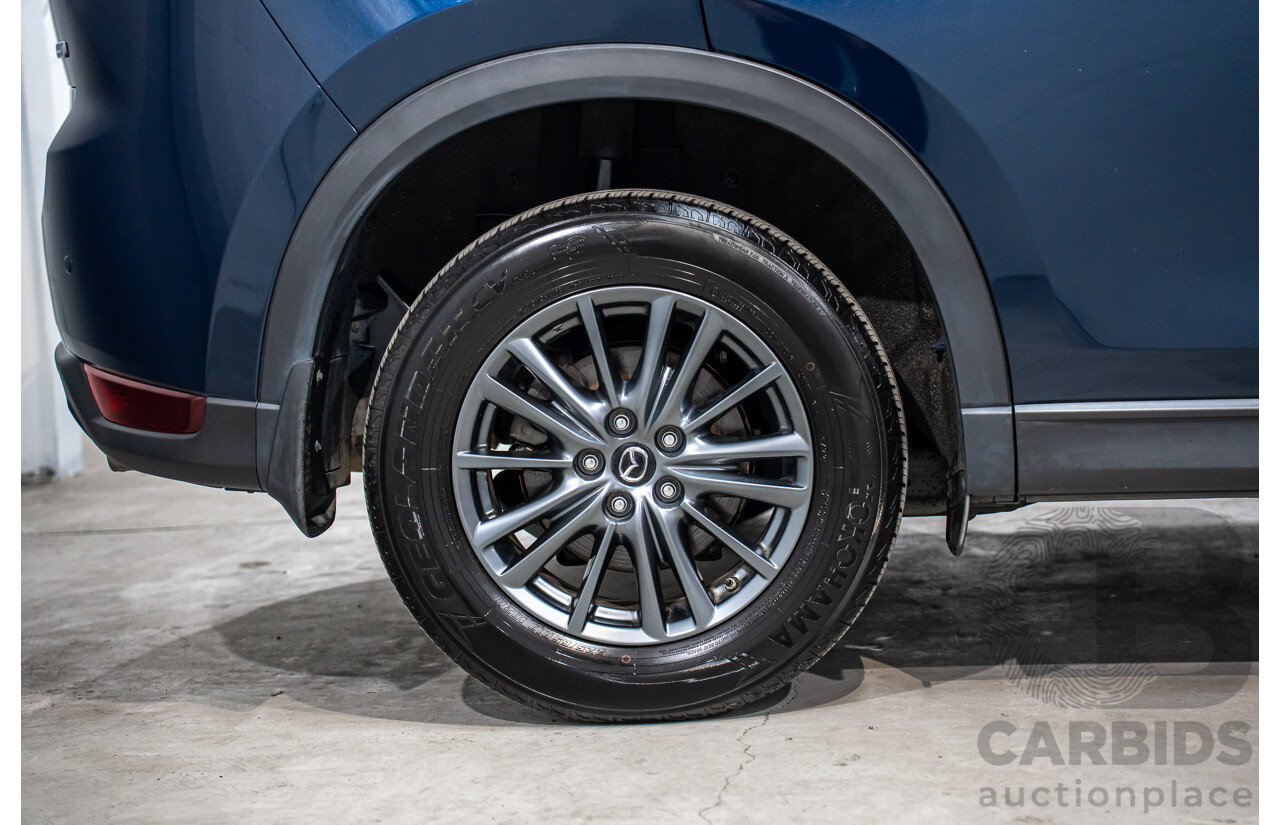 11/2019 Mazda CX-5 Touring (AWD) MY19 KF Series 2 4d Wagon Deep Crystal Blue Metallic Turbo Diesel 2.2L