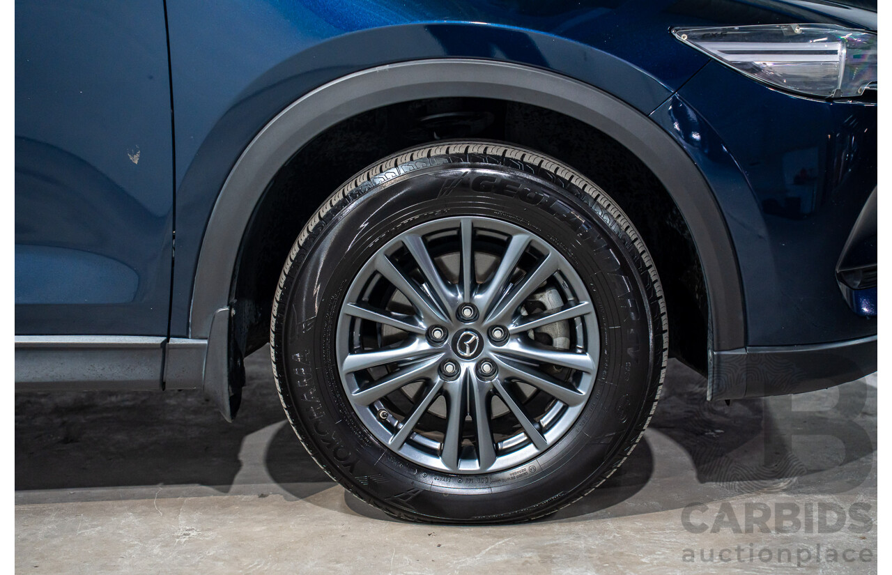 11/2019 Mazda CX-5 Touring (AWD) MY19 KF Series 2 4d Wagon Deep Crystal Blue Metallic Turbo Diesel 2.2L