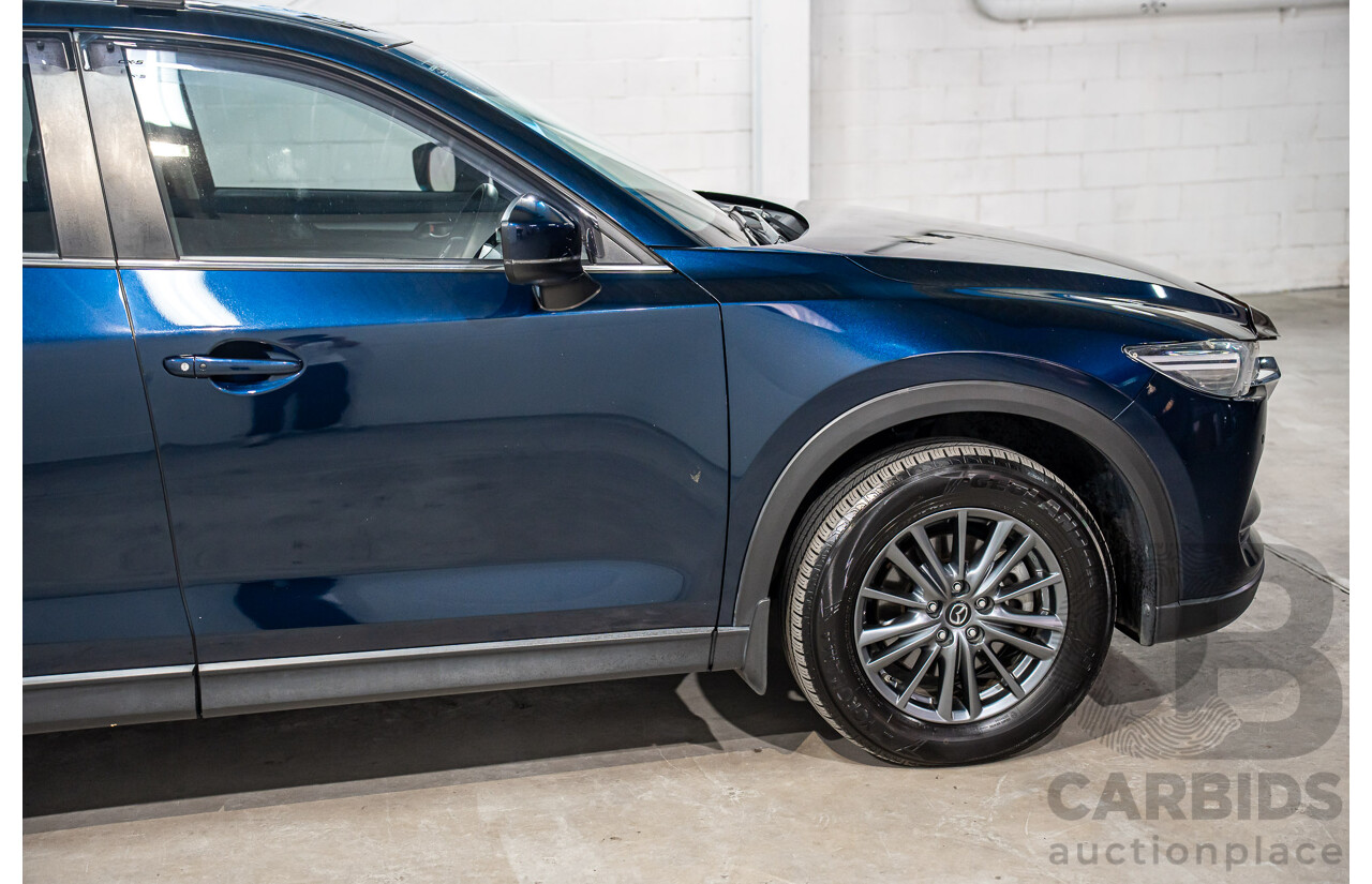 11/2019 Mazda CX-5 Touring (AWD) MY19 KF Series 2 4d Wagon Deep Crystal Blue Metallic Turbo Diesel 2.2L