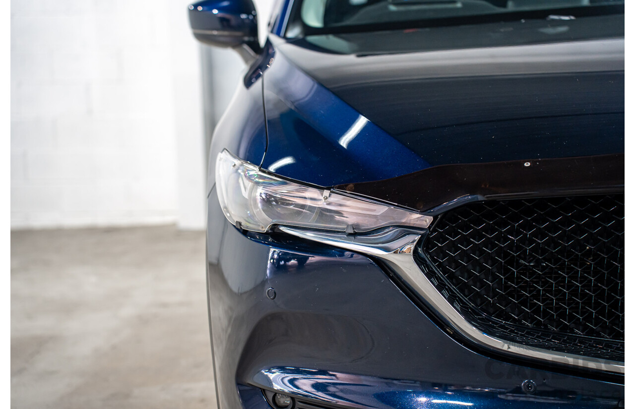 11/2019 Mazda CX-5 Touring (AWD) MY19 KF Series 2 4d Wagon Deep Crystal Blue Metallic Turbo Diesel 2.2L
