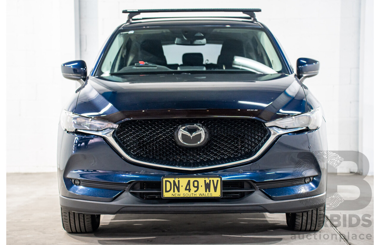 11/2019 Mazda CX-5 Touring (AWD) MY19 KF Series 2 4d Wagon Deep Crystal Blue Metallic Turbo Diesel 2.2L