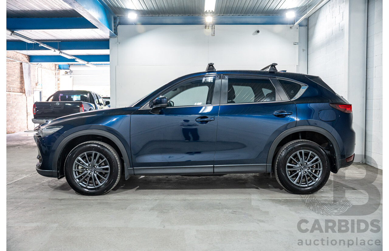 11/2019 Mazda CX-5 Touring (AWD) MY19 KF Series 2 4d Wagon Deep Crystal Blue Metallic Turbo Diesel 2.2L