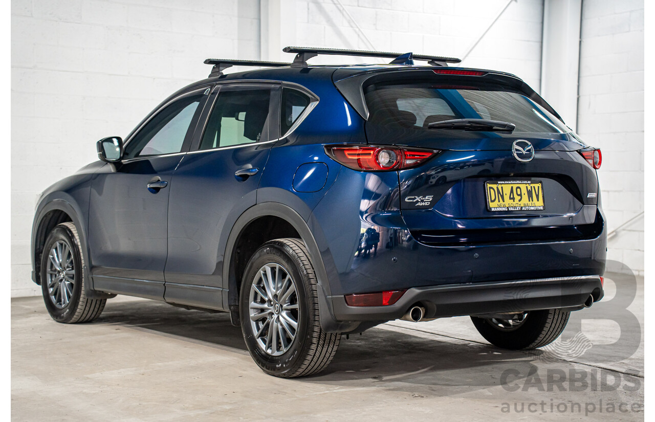 11/2019 Mazda CX-5 Touring (AWD) MY19 KF Series 2 4d Wagon Deep Crystal Blue Metallic Turbo Diesel 2.2L
