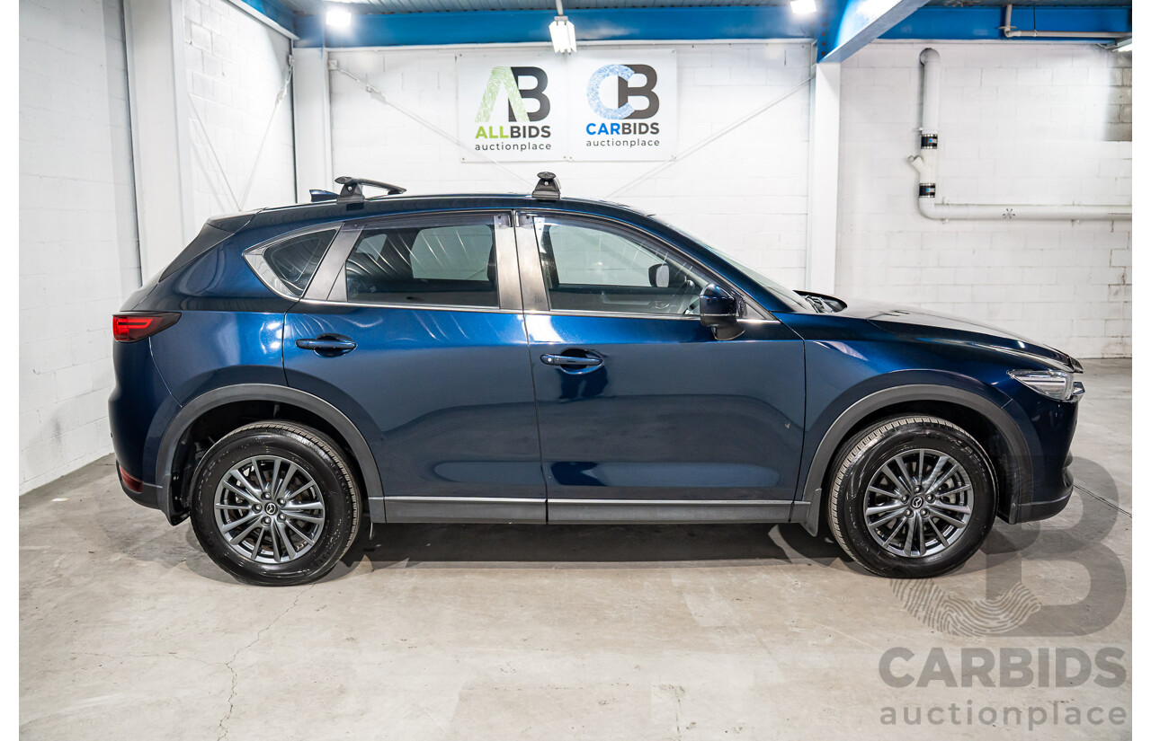 11/2019 Mazda CX-5 Touring (AWD) MY19 KF Series 2 4d Wagon Deep Crystal Blue Metallic Turbo Diesel 2.2L