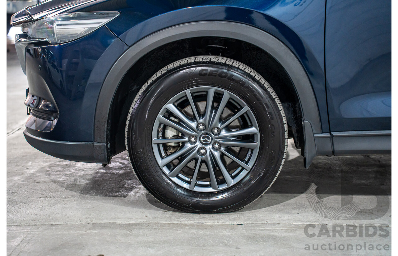 11/2019 Mazda CX-5 Touring (AWD) MY19 KF Series 2 4d Wagon Deep Crystal Blue Metallic Turbo Diesel 2.2L