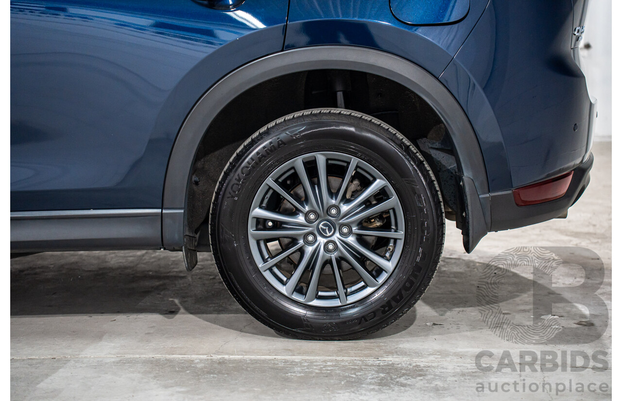 11/2019 Mazda CX-5 Touring (AWD) MY19 KF Series 2 4d Wagon Deep Crystal Blue Metallic Turbo Diesel 2.2L