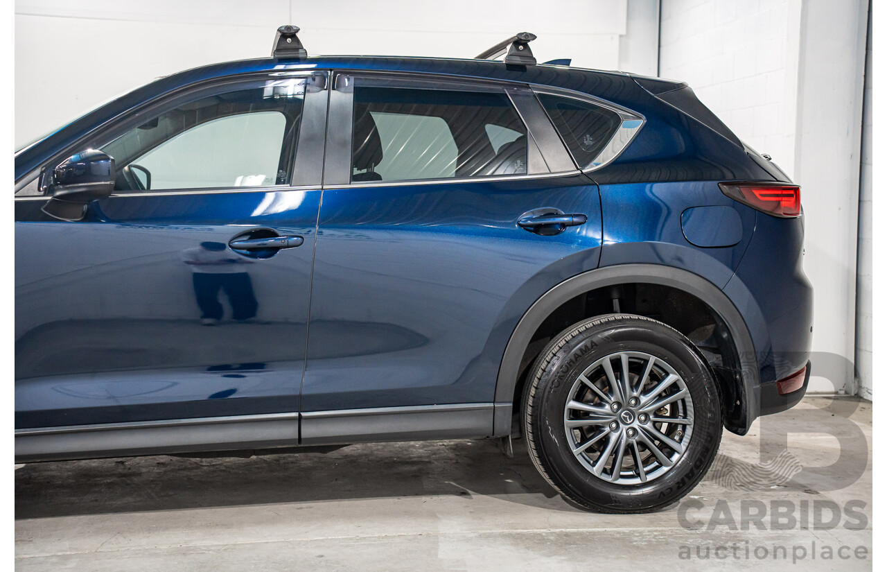 11/2019 Mazda CX-5 Touring (AWD) MY19 KF Series 2 4d Wagon Deep Crystal Blue Metallic Turbo Diesel 2.2L
