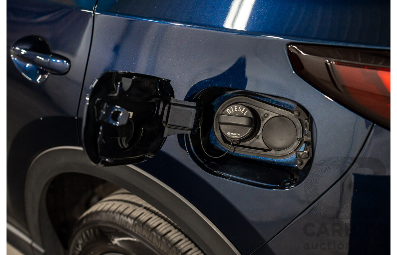 11/2019 Mazda CX-5 Touring (AWD) MY19 KF Series 2 4d Wagon Deep Crystal Blue Metallic Turbo Diesel 2.2L