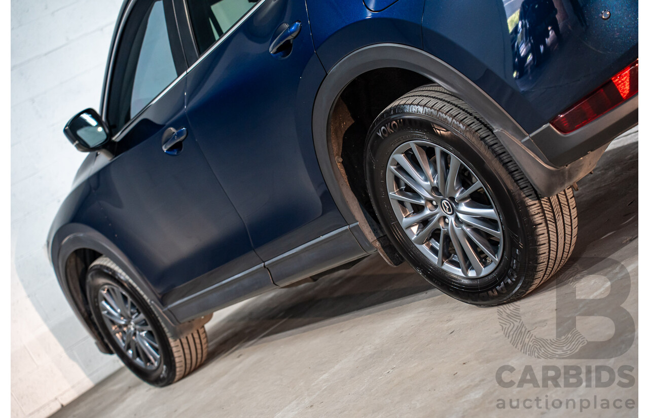 11/2019 Mazda CX-5 Touring (AWD) MY19 KF Series 2 4d Wagon Deep Crystal Blue Metallic Turbo Diesel 2.2L