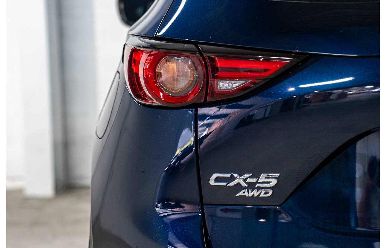 11/2019 Mazda CX-5 Touring (AWD) MY19 KF Series 2 4d Wagon Deep Crystal Blue Metallic Turbo Diesel 2.2L