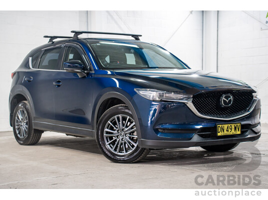 11/2019 Mazda CX-5 Touring (AWD) MY19 KF Series 2 4d Wagon Deep Crystal Blue Metallic Turbo Diesel 2.2L
