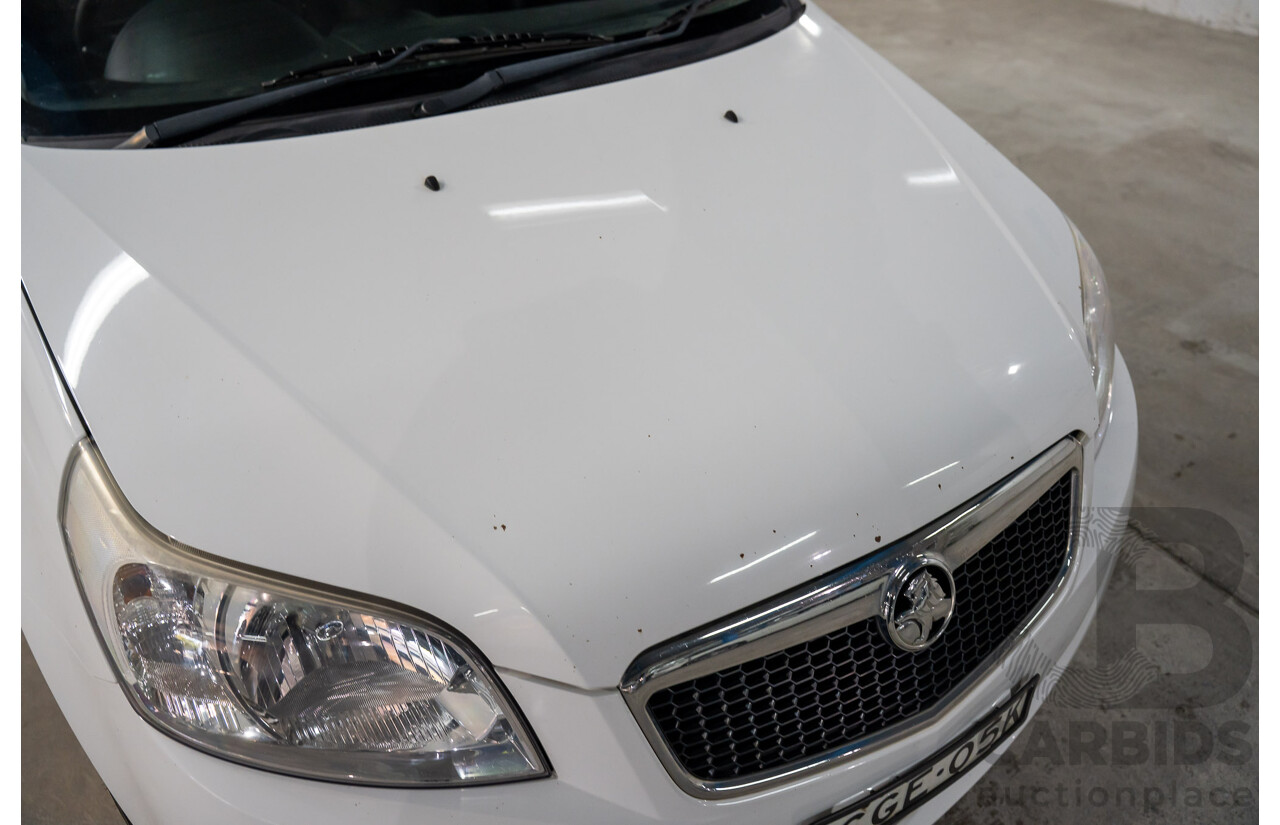 11/2011 Holden Barina TK MY11 5d Hatchback Olympic White 1.6L